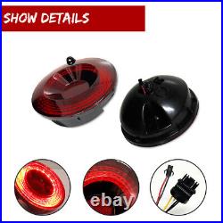 For 2005-2013 Chevrolet Corvette C6 LED Red Halo Ring Rear Brake Tail Lights 4PC