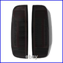 For 2005-2014 Nissan Navara D40 Frontier Smoke LED Tail Lights Brake Lamps 1Pair