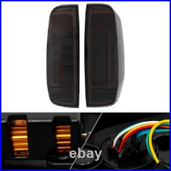 For 2005-2014 Nissan Navara D40 Frontier Smoke LED Tail Lights Brake Lamps Pair