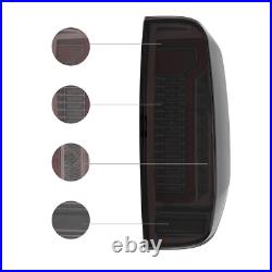 For 2005-2014 Nissan Navara D40 Frontier Smoke LED Tail Lights Brake Lamps Pair