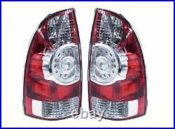 For 2005-2015 Toyota Tacoma Pair LED Tail Lights Brake Stop Lamps Left+Right Set