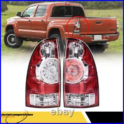 For 2005-2015 Toyota Tacoma Pair LED Tail Lights Brake Stop Lamps Left+Right Set