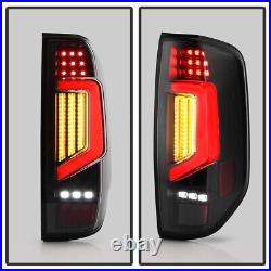 For 2005-2021 Nissan Frontier Full LED Tail Lights with Animation Greeting Lamps