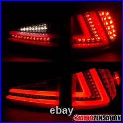 For 2006-2008 Lexus IS250 IS350 LED DRL Bar Black LED Tail Brake Lights