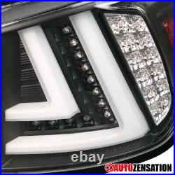 For 2006-2008 Lexus IS250 IS350 LED DRL Bar Black LED Tail Brake Lights