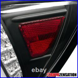 For 2006-2008 Lexus IS250 IS350 LED DRL Bar Black LED Tail Brake Lights