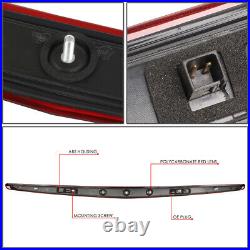 For 2006-2011 Cadillac DTS Red Rear Full LED 3rd Third Tail Brake Light Lamp Bar