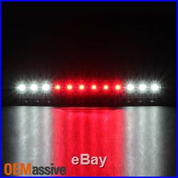 For 2007-13 Silverado 1500 2500 3500 LED Black Tail Lights + LED 3rd Brake Light