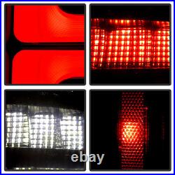 For 2007-2013 Chevy Suburban Tahoe Yukon Black Smoked Full LED TaiL Lights Lamps