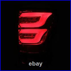 For 2007-2013 Toyota Tundra AlphaRex PRO-Series LED Tube Tail Lights Black Smoke