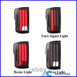 For 2007-2013 Toyota Tundra LED Tail Lights Assembly Black Housing Clear Pair