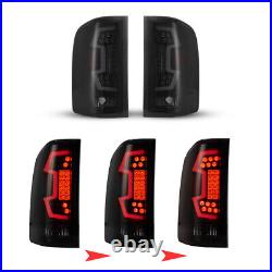 For 2007-2014 Chevy Silverado 1500 2500 3500HD LED Sequential Tail Lights Smoke