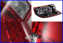 For 2007-2014 Chevy Silverado 1500 2500 3500 LED Red/Clear Lens Rear Tail Lights