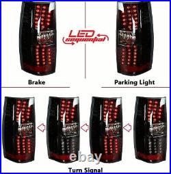 For 2007-2014 Suburban 1500 Tahoe LED Tail Lights 07-13 2500 Brake Rear Lamp