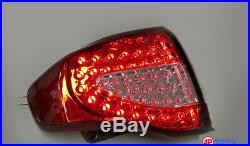 For 2008-2010 Toyota Corolla Altis LED Taillight Rear Lamps Red White 4pcs Pair