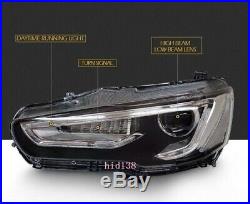 For 2008-2017 Mitsubishi Lancer / EVO LED Audi Style Headlight &Tail Lamp