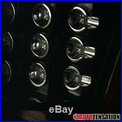 For 2009-2014 Ford F150 Glossy Black Dark Smoke LED Tail Brake Signal Lights