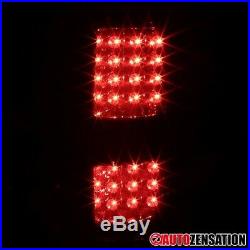 For 2009-2014 Ford F150 Smoke LED Tail Brake Lights Turn Signal Lamps Pair