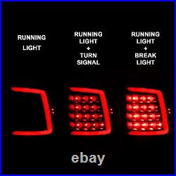 For 2009-2018 Dodge Ram 1500 2500 3500 LED Bar Black Tail Lights