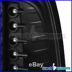 For 2009-2018 Ram 1500 2010-2018 2500 3500 Black LED Brake Lamps Tail Lights