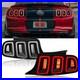 For 2010-2014 Ford Mustang Full LED with Sequential Tail Lights Black Brake Lamps