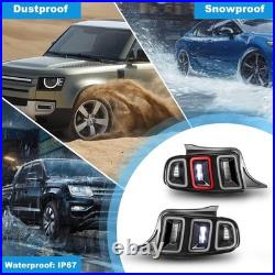 For 2010-2014 Ford Mustang Full LED with Sequential Tail Lights Black Brake Lamps For 2010-2014 Ford Mustang Full LED with Sequential Tail Lights Black Brake Lamps