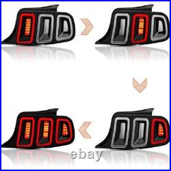 For 2010-2014 Ford Mustang Full LED with Sequential Tail Lights Black Brake Lamps For 2010-2014 Ford Mustang Full LED with Sequential Tail Lights Black Brake Lamps