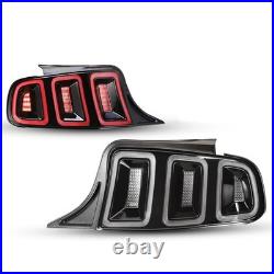 For 2010-2014 Ford Mustang Full LED with Sequential Tail Lights Black Brake Lamps For 2010-2014 Ford Mustang Full LED with Sequential Tail Lights Black Brake Lamps