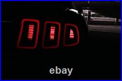 For 2010-2014 Ford Mustang LED Tail Lights Sequential Signal DRL Brake Lamps Set