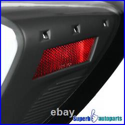 For 2010-2016 Hyundai Genesis 2Dr Coupe Black Sequential LED Tail Lights Pair