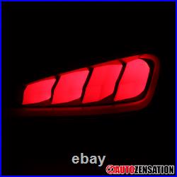 For 2010-2016 Hyundai Genesis Coupe Slick Black Sequential LED Tail Lights Lamps