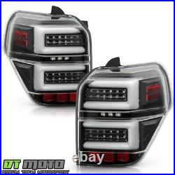 For 2010-2020 Toyota 4Runner Black Full LED Tube withSequential Tail Lights Lamps