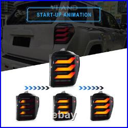 For 2010-2024 Toyota 4Runner SMOKED LED Tail Lights Rear Brake Lamps WithAnimation