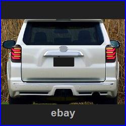 For 2010-2024 Toyota 4Runner SMOKED LED Tail Lights Rear Brake Lamps WithAnimation