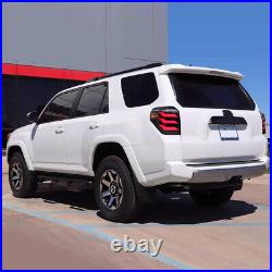 For 2010-2024 Toyota 4Runner SMOKED LED Tail Lights Rear Brake Lamps WithAnimation