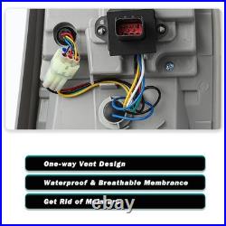 For 2011-2014 Chrysler 300 with Red Accent LED Tail Lights Black Brake Lamps LH&RH For 2011-2014 Chrysler 300 with Red Accent LED Tail Lights Black Brake Lamps LH&RH