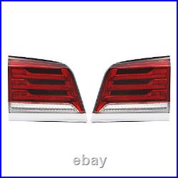For 2012-2015 Lexus LX570 Left+Right Rear LED Tail Lights Inner Tail Lamps LH+RH