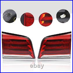 For 2012-2015 Lexus LX570 Left+Right Rear LED Tail Lights Inner Tail Lamps LH+RH