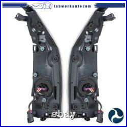 For 2013-2018 Cadillac ATS Tail Lights Assembly LED Black Rear Left+Right Side