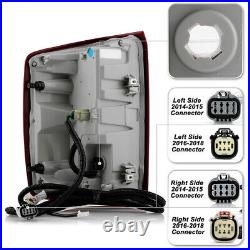 For 2014-2018 Chevy silverado 1500 Incandescent Upgrade LED Tail Lights Lamps