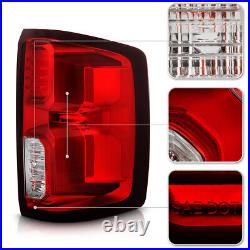 For 2014-2018 Chevy silverado 1500 Incandescent Upgrade LED Tail Lights Lamps