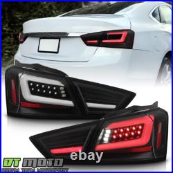 For 2014-2020 Chevy Impala Full LED Tail Lights with Sequential Signal Lamps Pair