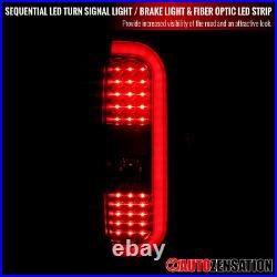 For 2014-2020 Toyota Tundra Smoke Tail Lights Brake Lamps LED Sequential Signal
