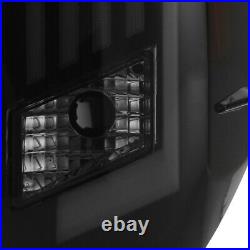For 2014-2021 Toyota Tundra LED Sequential Tail Lights Lamps Black Smoke Lens