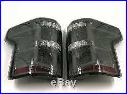 For 2015 2016 2017 Ford F150 LED Tail Lights Lamps Smoked Lens WithO Blind Spot