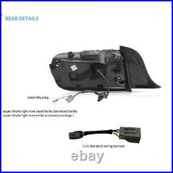 For 2015-2023 Ford Mustang SMOKED LED Tail Lights 5Modes WithSequential Turn Sig