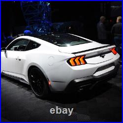 For 2015-2023 Ford Mustang SMOKED LED Tail Lights 5Modes WithSequential Turn Sig