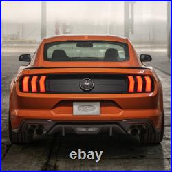 For 2015-2023 Ford Mustang SMOKED LED Tail Lights 5Modes WithSequential Turn Sig