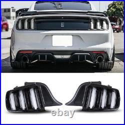 For 2015-2023 Ford Mustang Tail Lights Assembly Led Sequential Signal Lamps