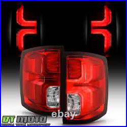 For 2016-2018 Chevy Silverado 1500 LED Model Tail Lights Brake Lamps Left+Right